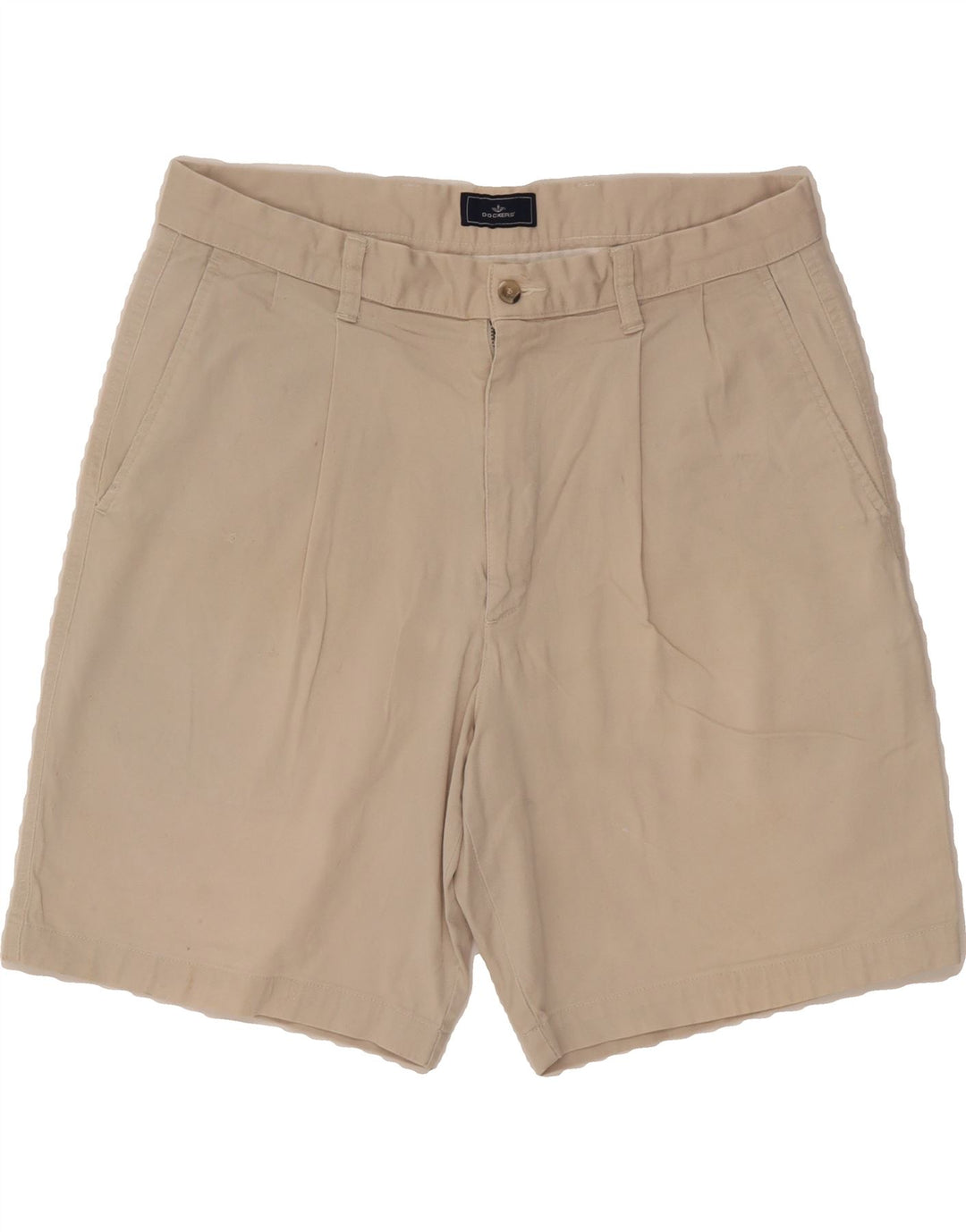 DOCKERS Mens Pegged Chino Shorts W34 Large Beige Cotton Vintage Dockers and Second-Hand Dockers from Messina Hembry 
