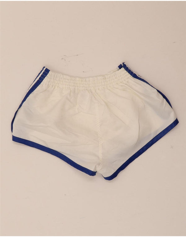 Adidas sportsshorts til kvinder UK 0 2XS Hvid polyamid