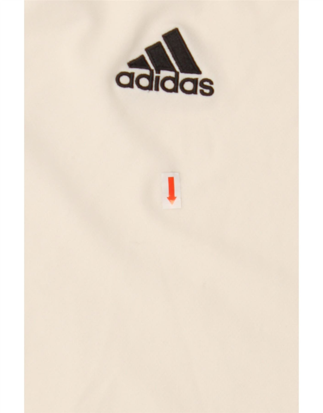 ADIDAS Herre Climalite T-Shirt Top Medium White Colourblock Polyester