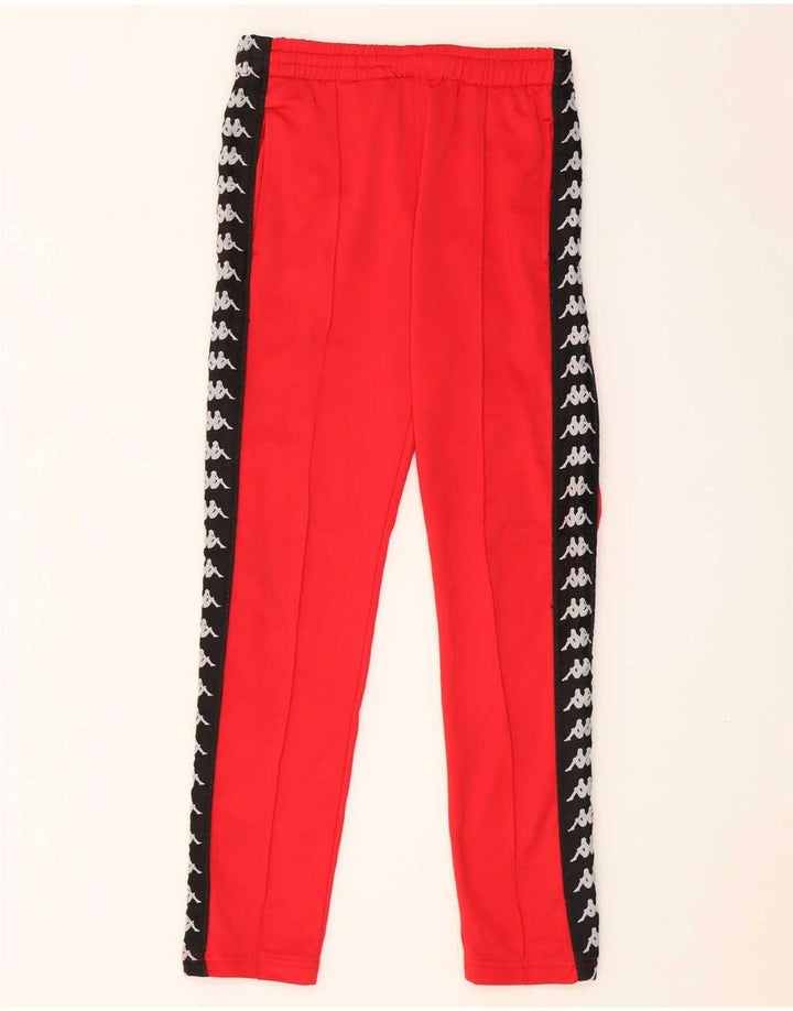 Kappa Womens Graphic Full Tracksuit UK 10 Small Red Colourblock Polyester
