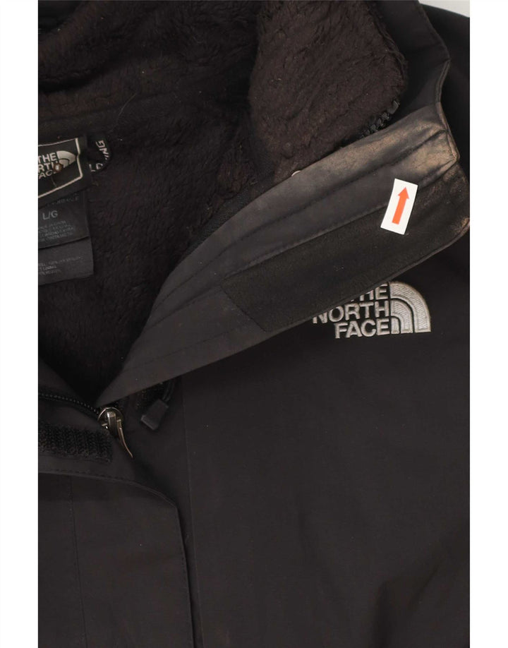 The North Face Dame Windbreaker Jacket UK 16 Large Black Polyester