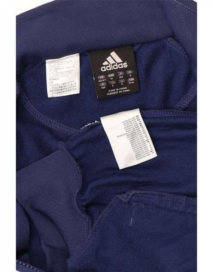 Adidas Træningsdragt til mænd Topjakke UK 40/42 Medium Navy Blue Colourblock