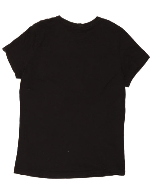 Puma Grafisk T-Shirt Top UK 12 Medium Sort