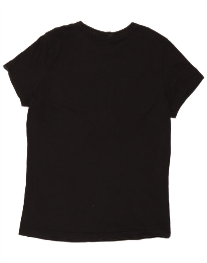 Puma Grafisk T-Shirt Top UK 12 Medium Sort