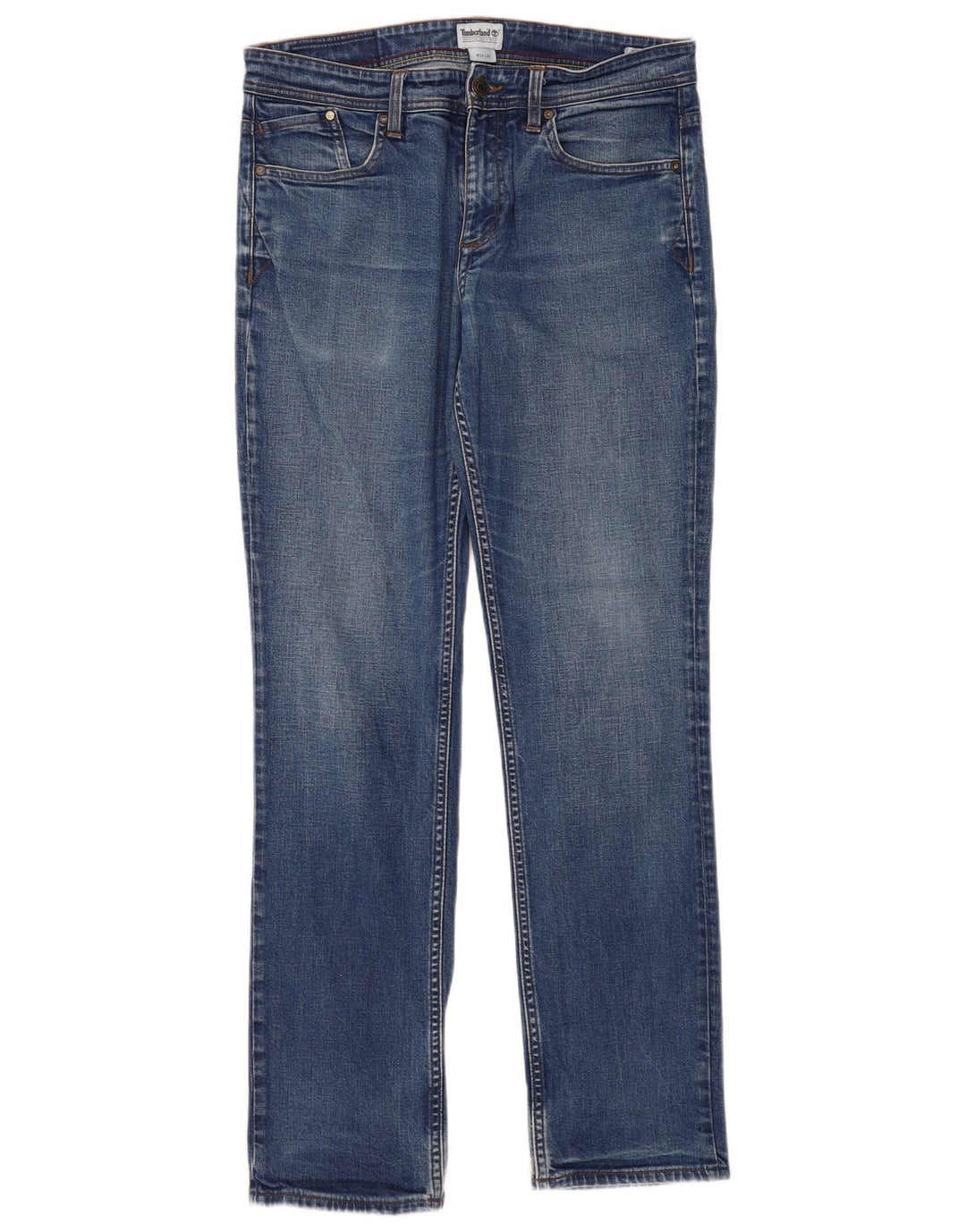 Timberland Mens Slim Jeans W34 L34 Blå Bomuld