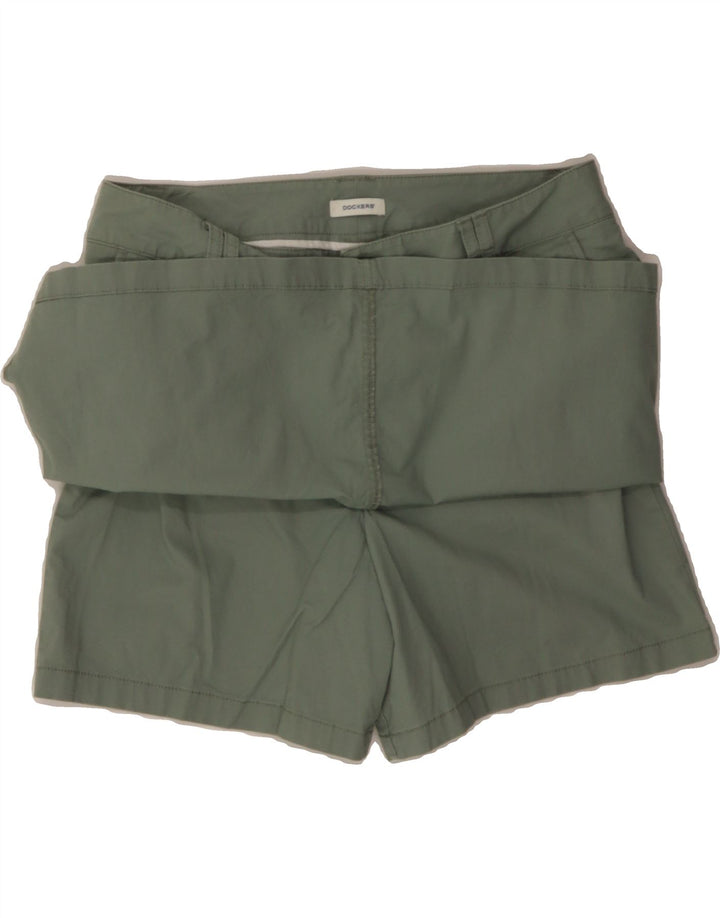 DOCKERS Womens Skort US 10 Large  Green Cotton Vintage Dockers and Second-Hand Dockers from Messina Hembry 