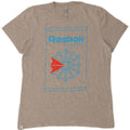 REEBOK Mens Graphic T-Shirt Top XL Grey Cotton