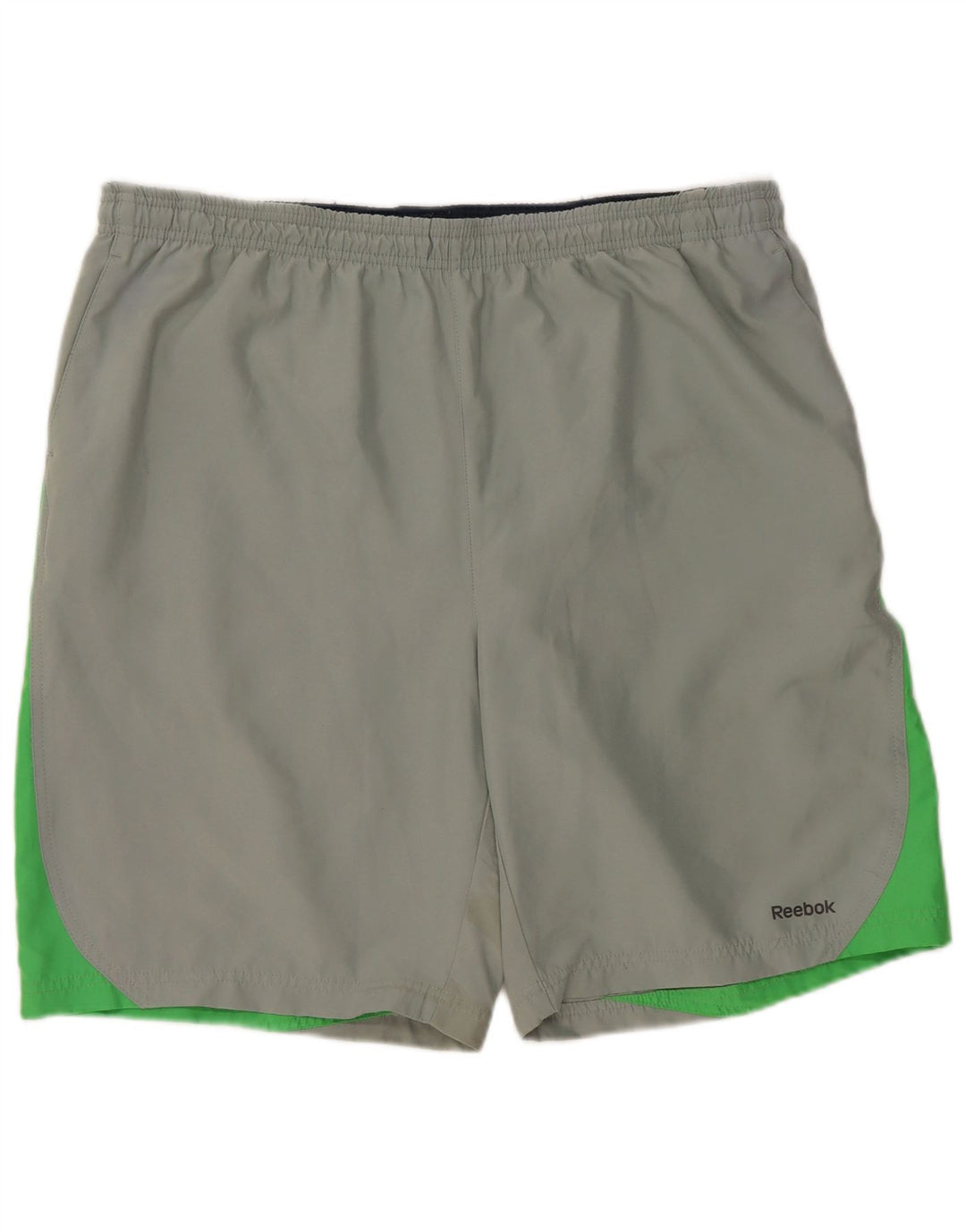REEBOK Badeshorts til mænd XL Grøn Colourblock Polyester