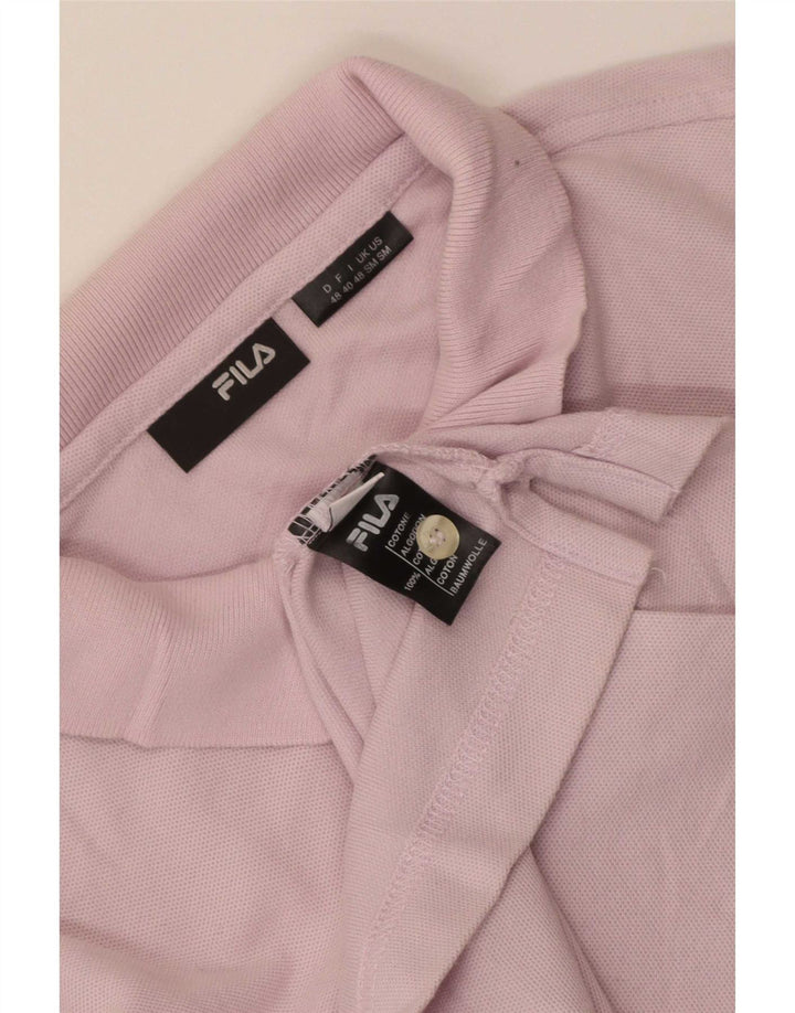 Fila herre polo shirt lille lilla bomuld
