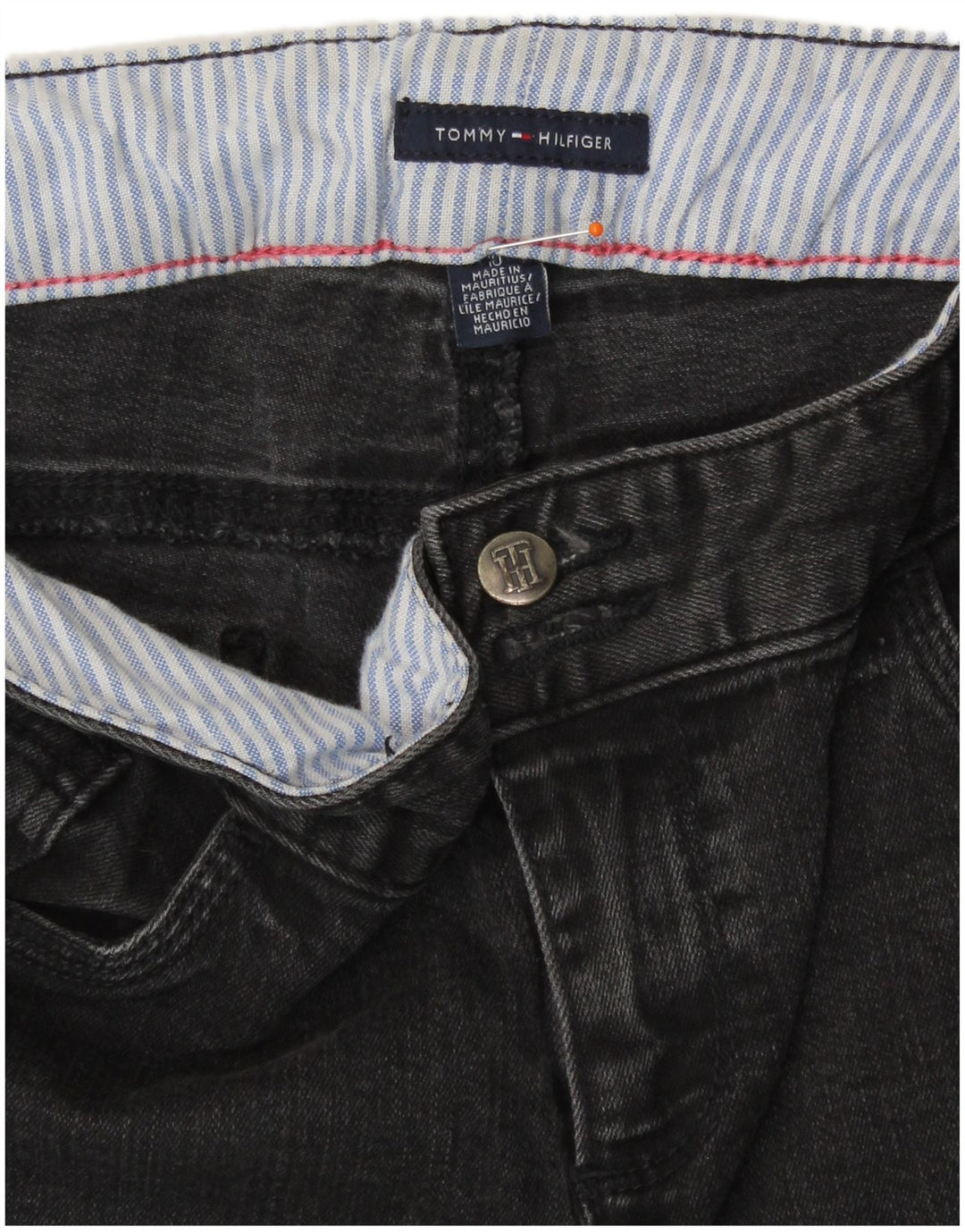 Tommy Hilfiger Dame Bootcut Jeans US 10 Large W32 L30 Grå Bomuld