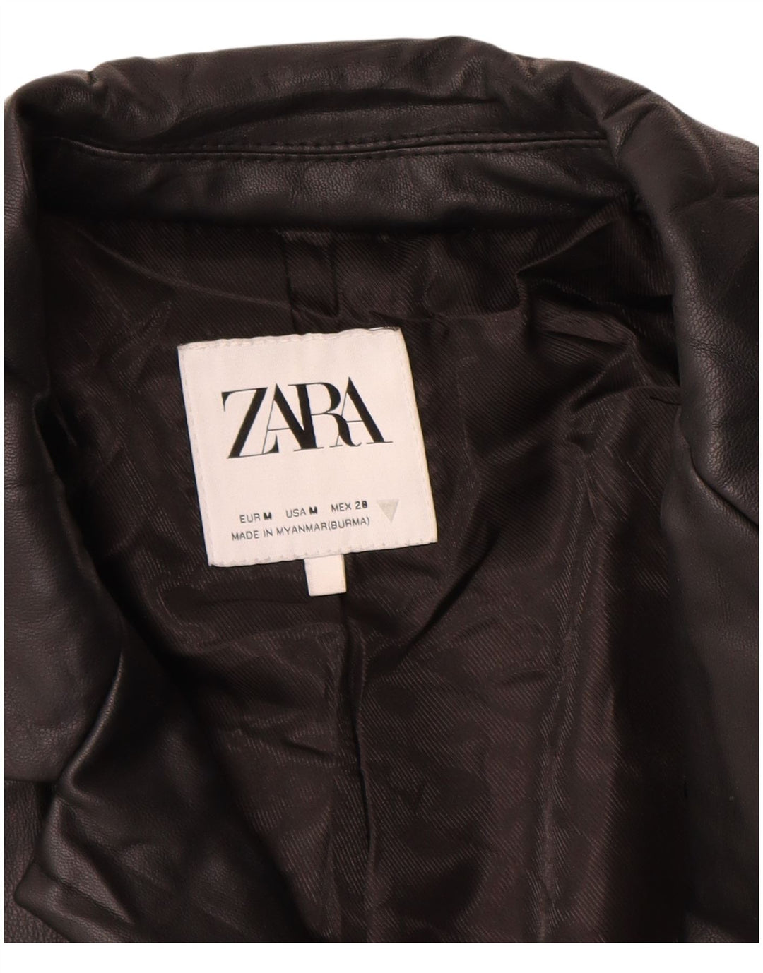 Zara Dame Oversized 1 Knap Blazer Jacket UK 14 Medium Sort
