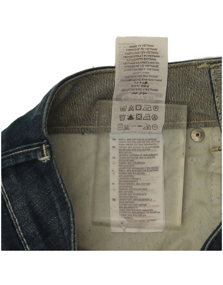 G-Star Dame Midge Straight Jeans W27 L32 Blå Bomuld