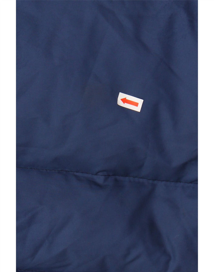 ASICS Mens Padded Gilet UK 40 Large Navy Blue Polyester Vintage Asics and Second-Hand Asics from Messina Hembry 