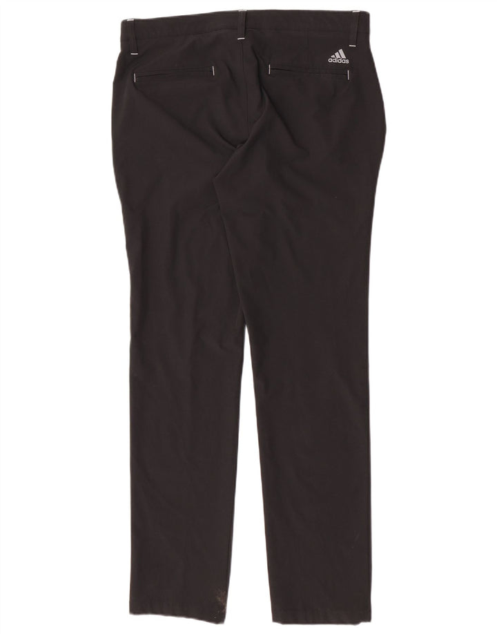 Adidas Herre Slim Chino Bukser W32 L32 Sort Polyester