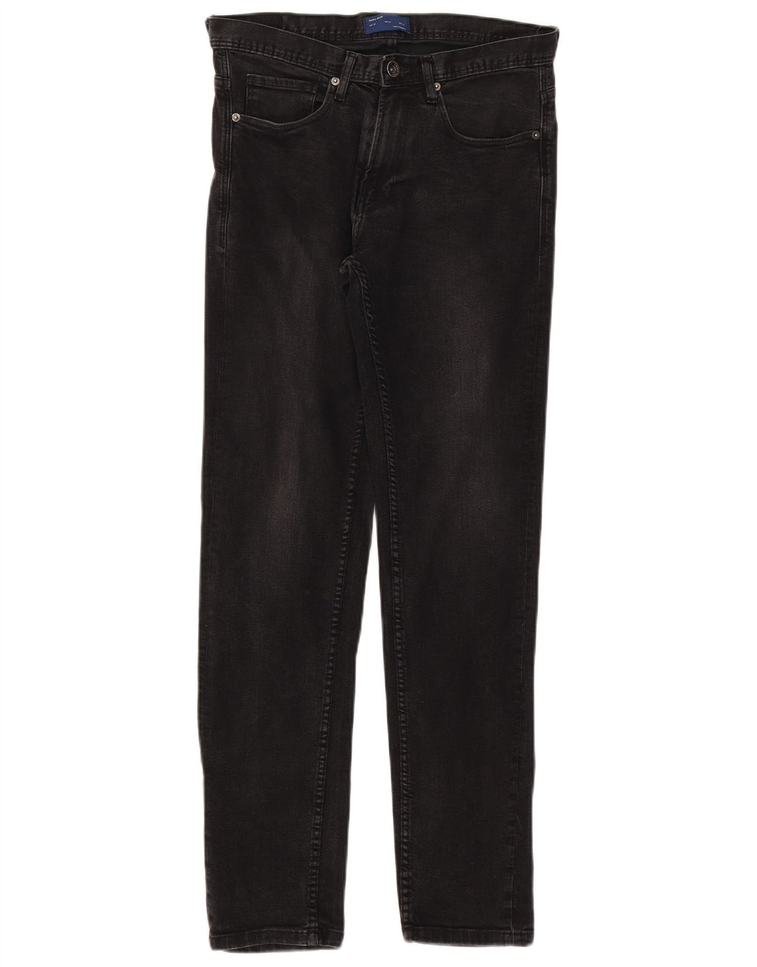 Zara Herre Slim Jeans EU 38 Small W30 L31 Sort Bomuld