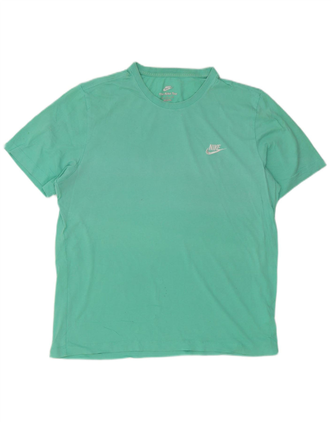Nike T-shirt top til mænd XL turkis bomuld