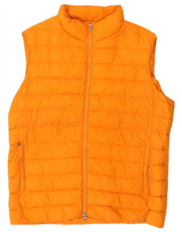 Geox Polstret Gilet til kvinder UK 18 XL Orange Polyamid