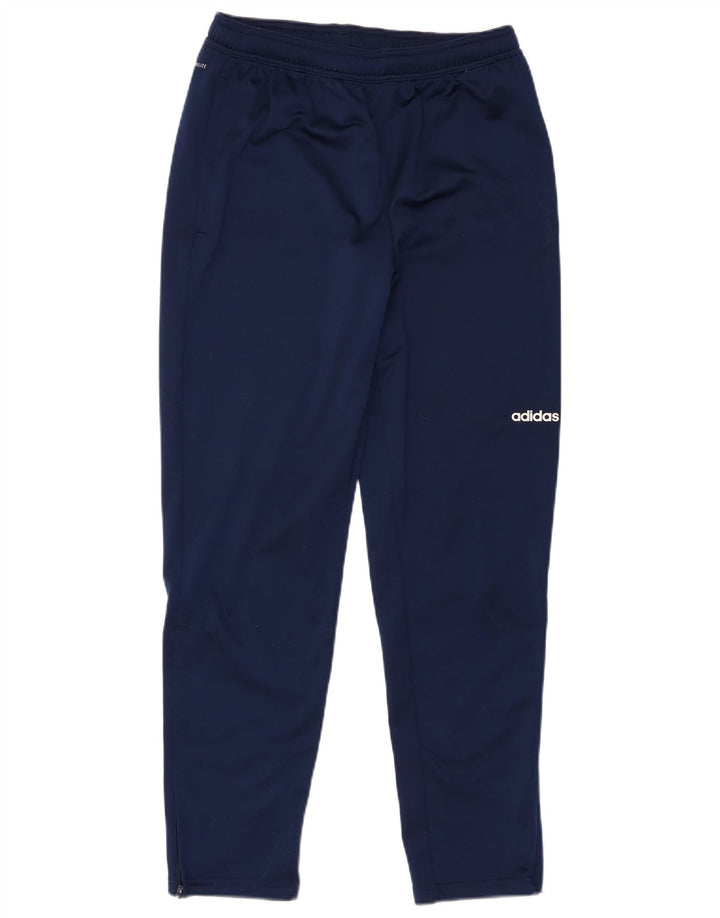 Adidas drenge Climalite træningsdragt bukser 13-14 år marineblå polyester