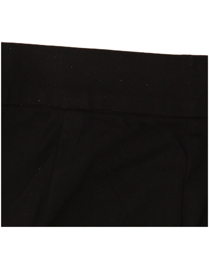 Marks & Spencer Lige Casual Bukser til kvinder UK 8 Small Black Viscose
