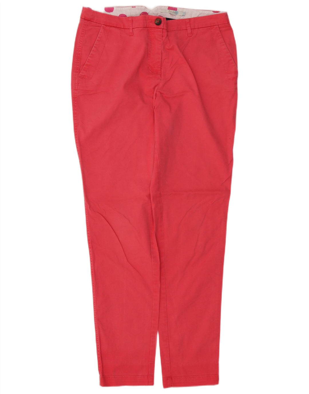 BODEN Slim Chino-bukser til kvinder UK 12 Medium W32 L30 Pink Bomuld