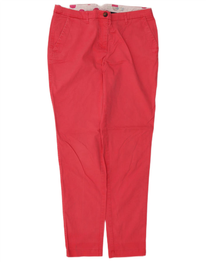 BODEN Slim Chino-bukser til kvinder UK 12 Medium W32 L30 Pink Bomuld