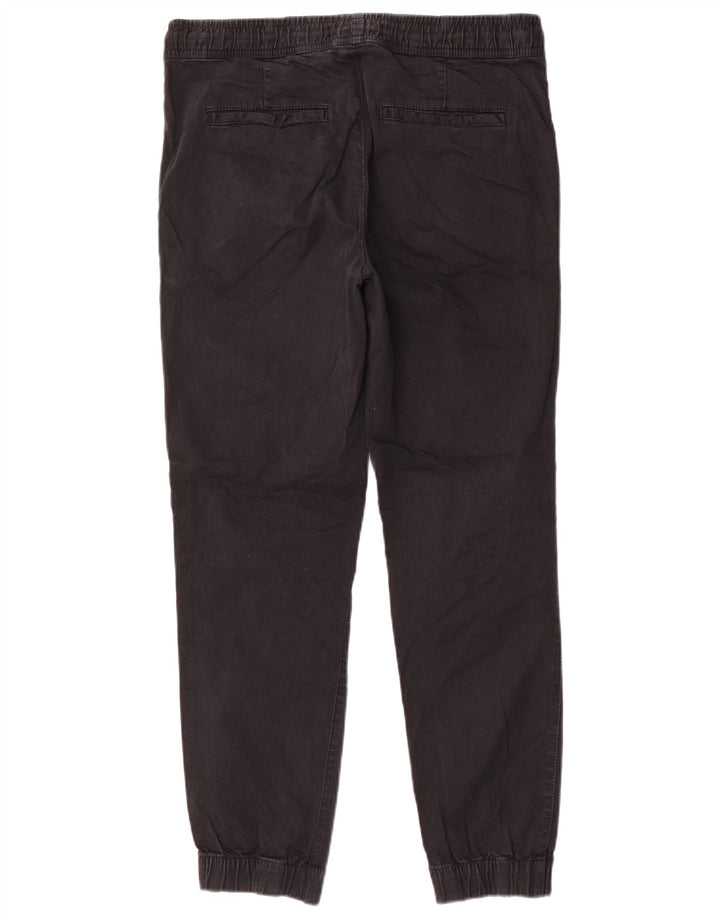 Zara Herre Joggers Chino Bukser Medium W32 L28 Sort Bomuld