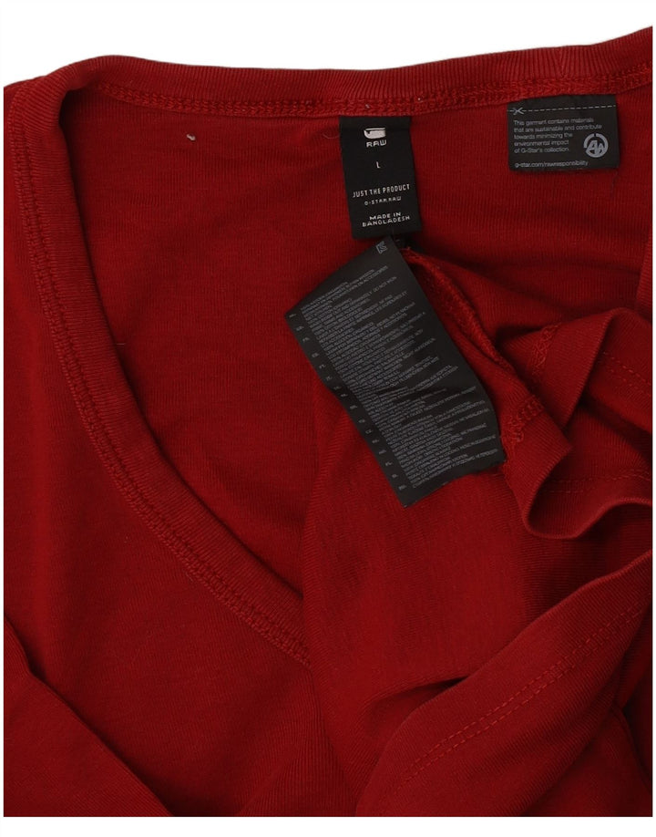 G-Star Herre T-Shirt Top Stor Rød Bomuld