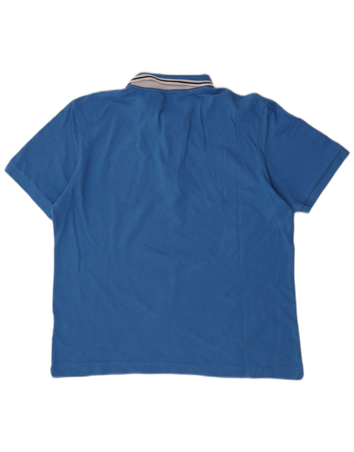 Kappa herre poloshirt Medium blå bomuld