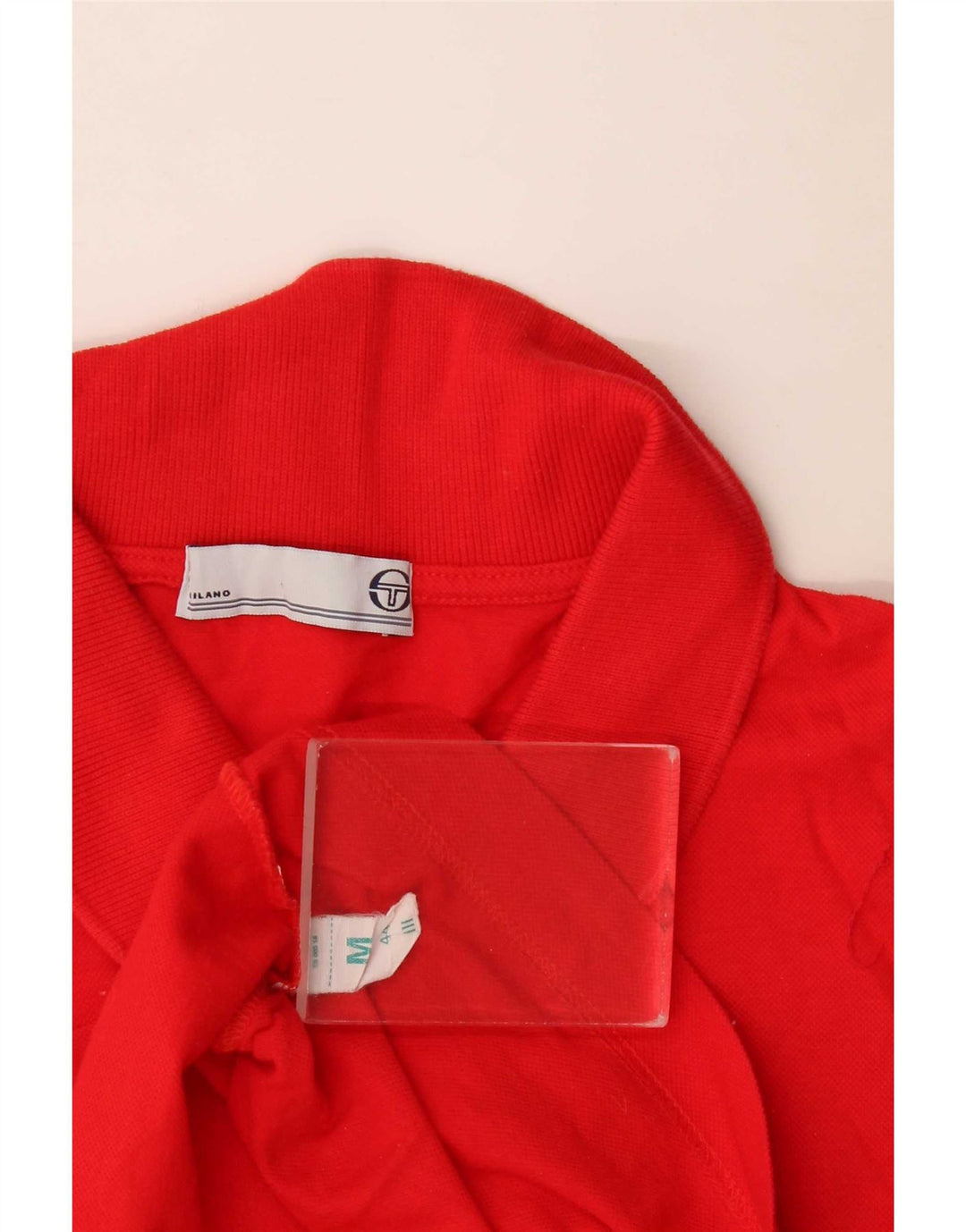 Sergio Tacchini Dame ærmeløs poloshirt IT 44 Medium Rød