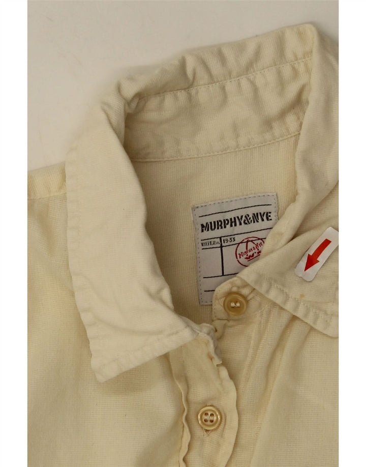 Murphy & Nye Dameskjorte UK 16 Stor Beige Bomuld
