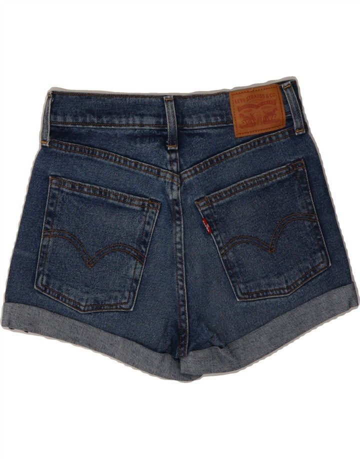 LEVI'S Womens Denim Shorts W26 Small Blue Vintage Levi's and Second-Hand Levi's from Messina Hembry 