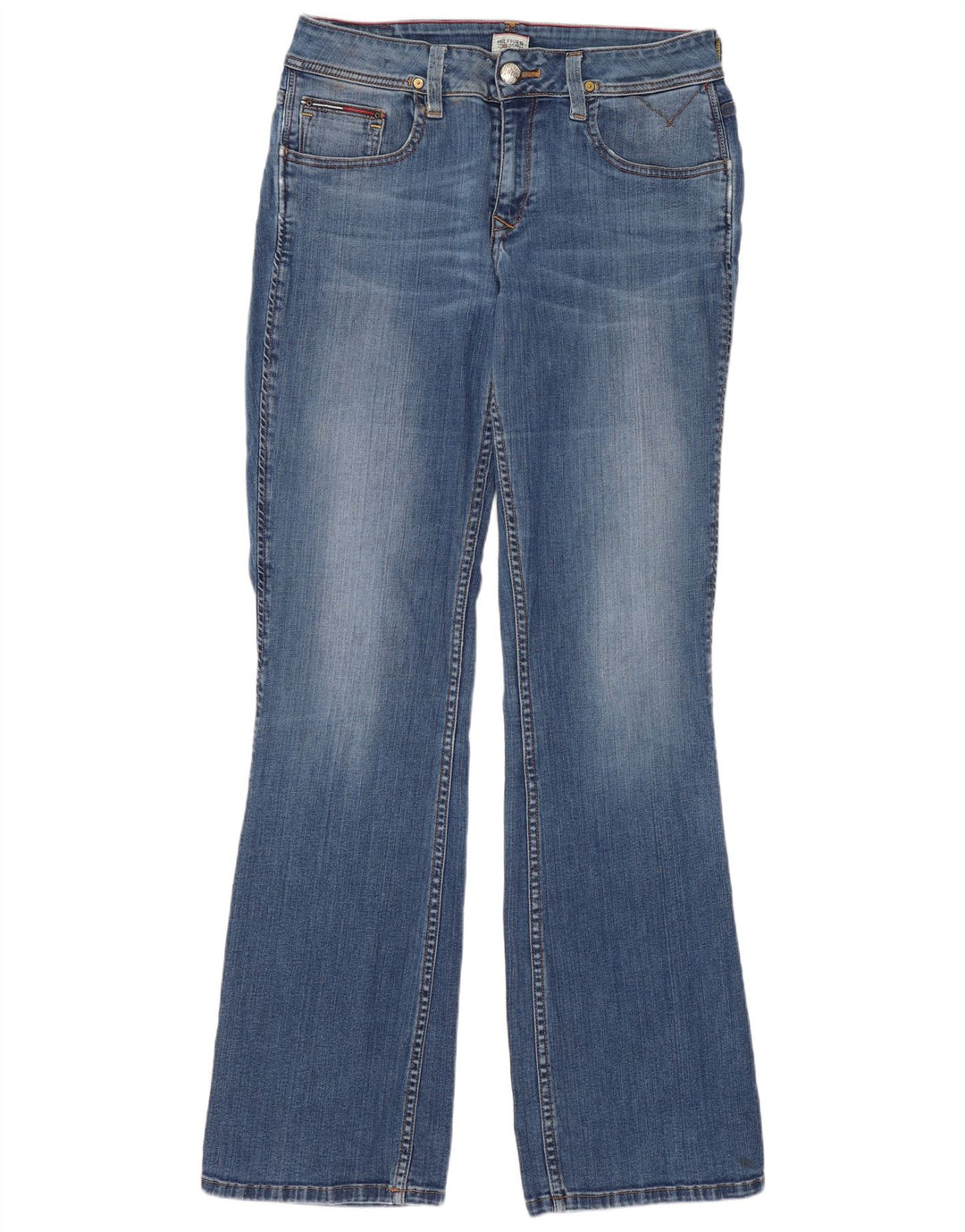 Tommy Hilfiger Dame Bootcut Jeans W32 L32 Blå