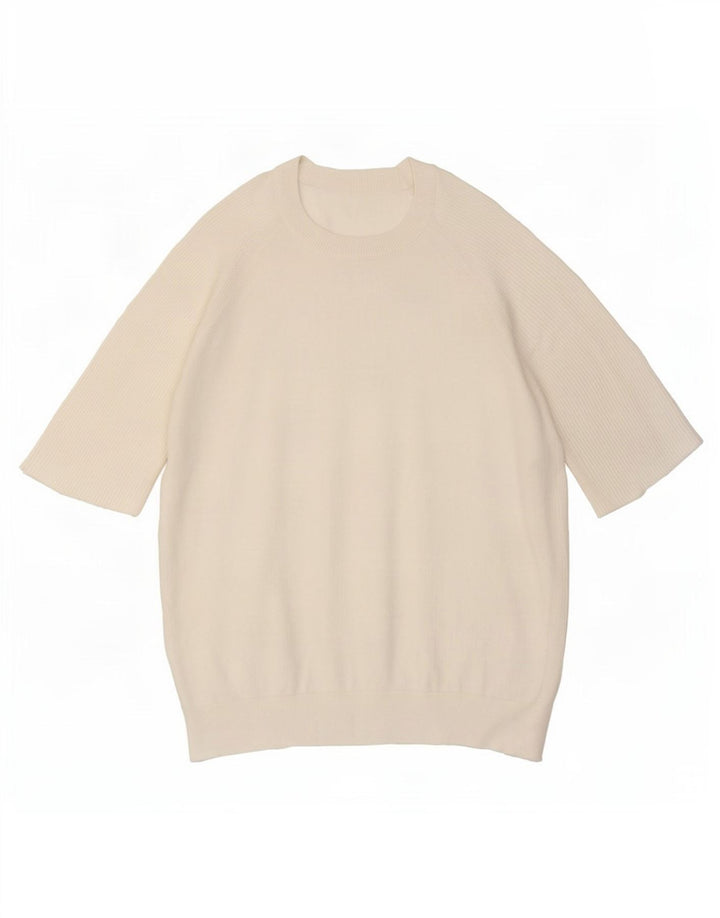 Marks & Spencer Dame Boat Neck Jumper Sweater UK 10 Small White