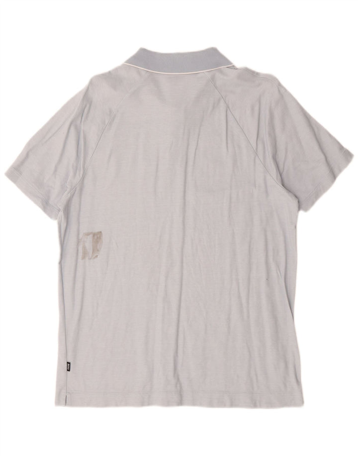 Hugo Boss Herre Regular Fit Polo Shirt Stor Blå Bomuld
