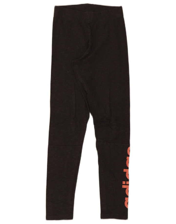 Adidas Grafiske Leggings til kvinder UK 4 XS Grå