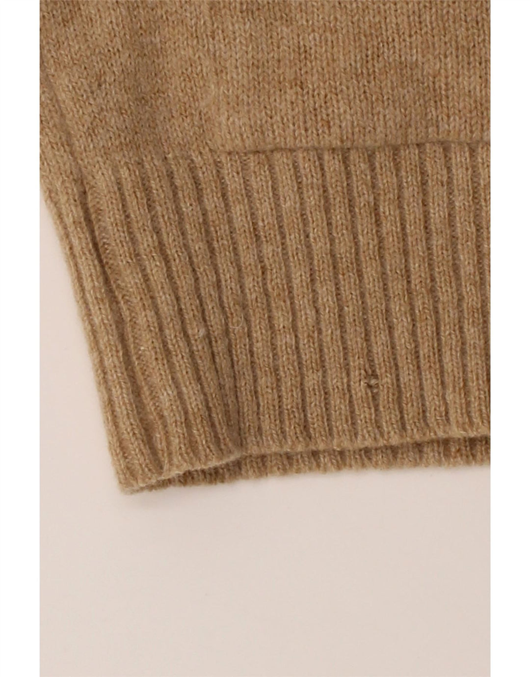 VINTAGE Womens Cardigan Sweater IT 52 2XL Beige Wool Vintage Vintage and Second-Hand Vintage from Messina Hembry 