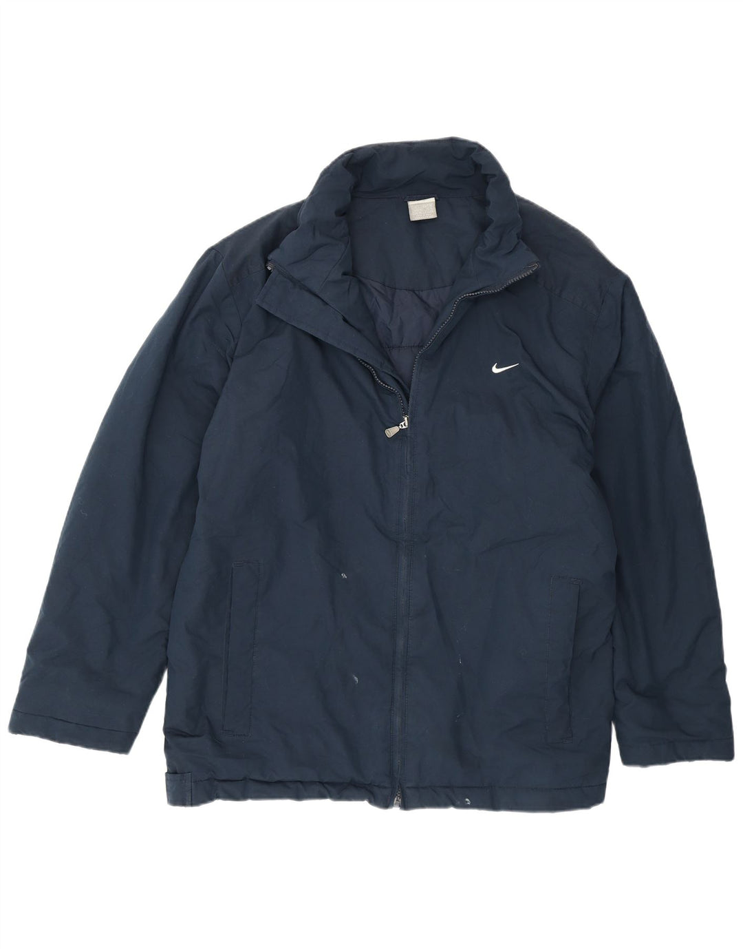 Nike Herre Windbreaker Jacket UK 42/44 Large Navy Blue
