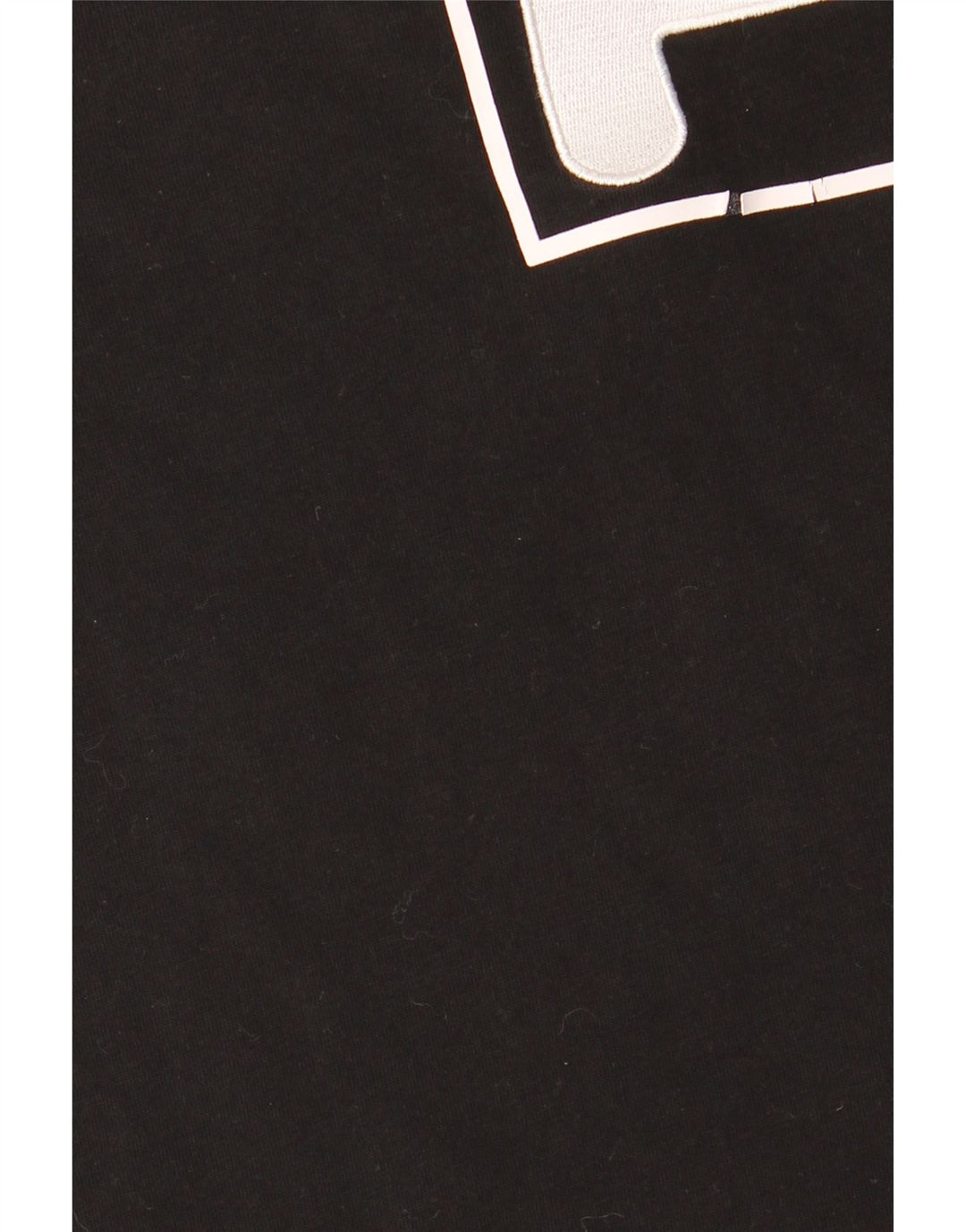 Fila Herre Grafisk T-Shirt Top Medium Sort Bomuld
