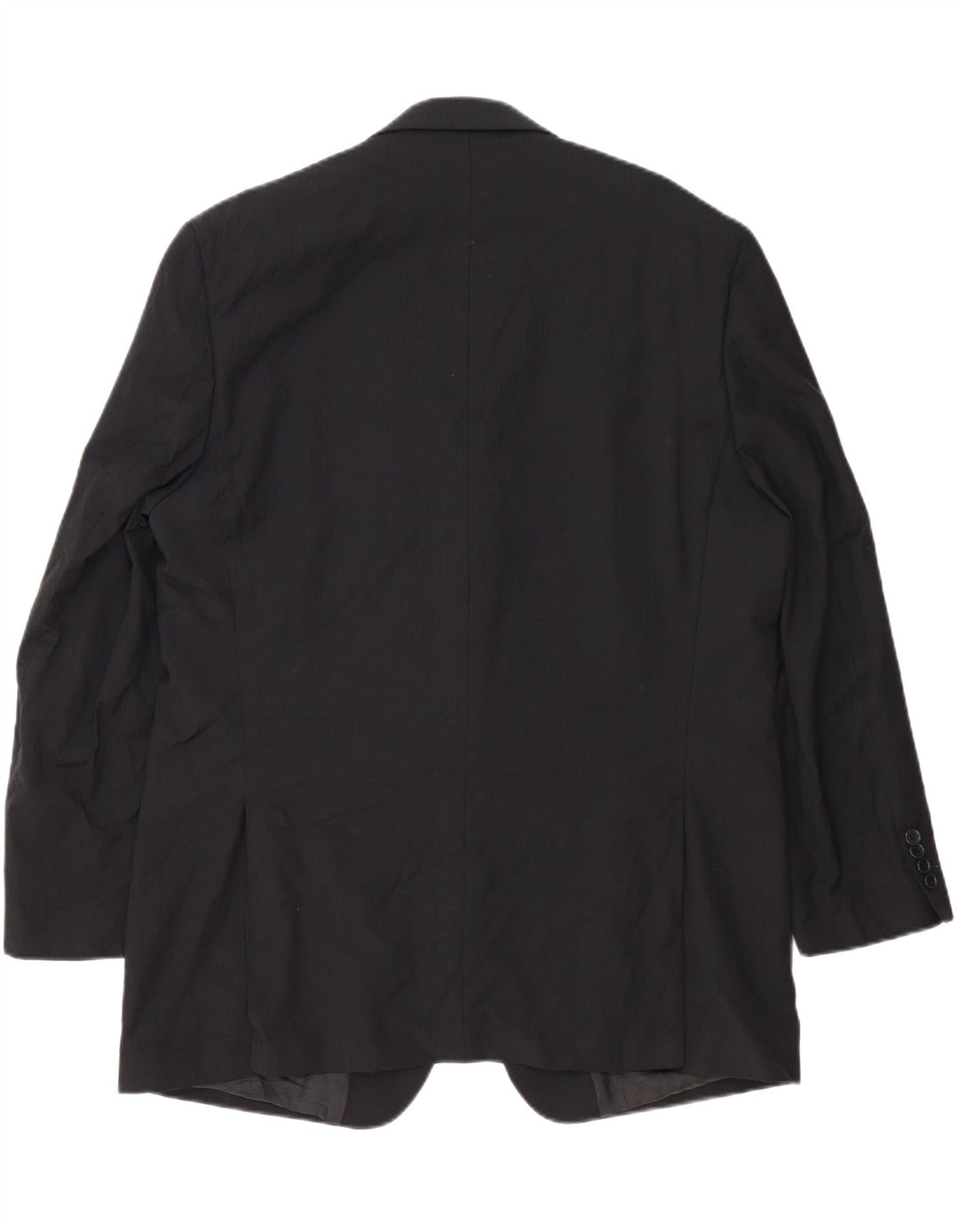 Michael Kors Herre Longline 2 Button Blazer Jacket UK 46 3XL Sort Uld