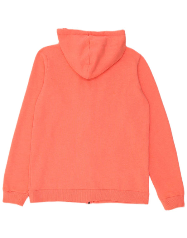 Billabong Dame Hættetrøje Sweater UK 14 Medium Orange Bomuld