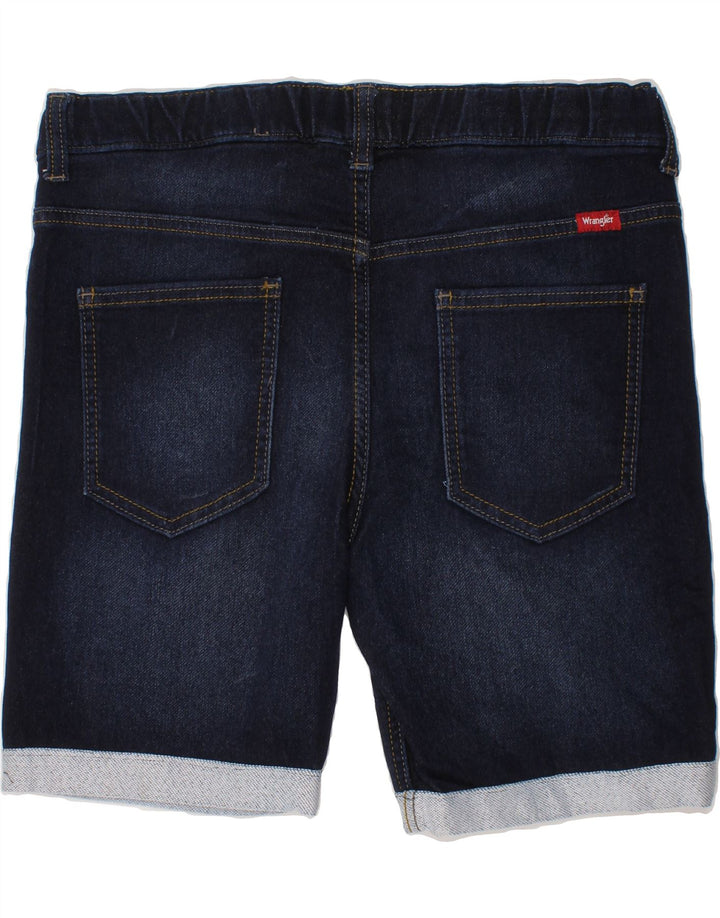WRANGLER Boys Regular Denim Shorts 13-14 Years W32  Navy Blue Cotton Vintage Wrangler and Second-Hand Wrangler from Messina Hembry 