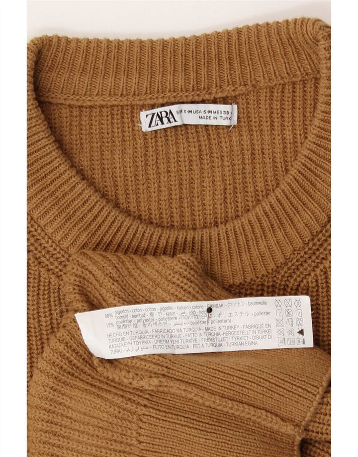Zara herrevest tanktop lille brun bomuld