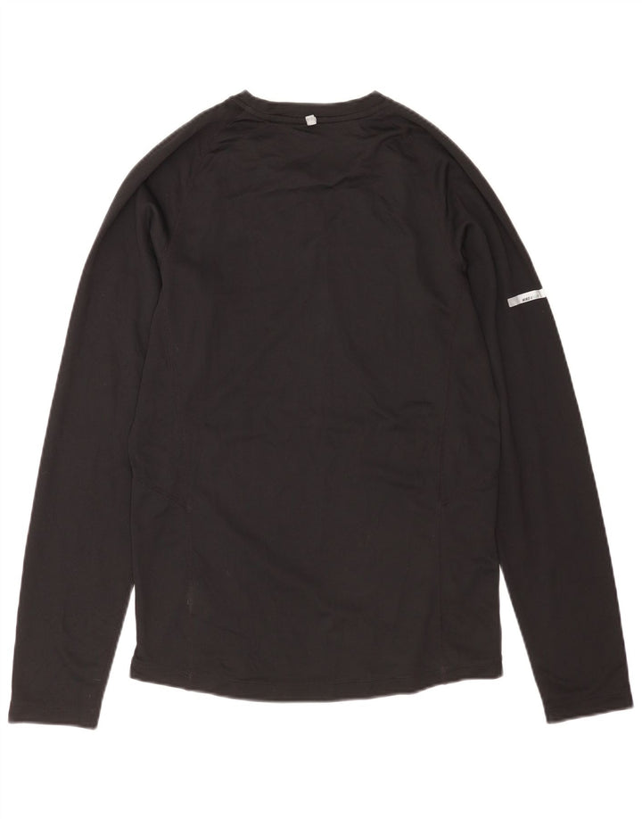 Nike Herre Dri Fit Top Langærmet Lille Sort Polyester