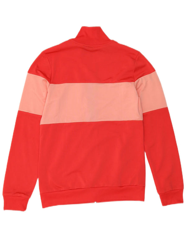 Adidas piger træningsdragt topjakke 14-15 år Rød Colourblock
