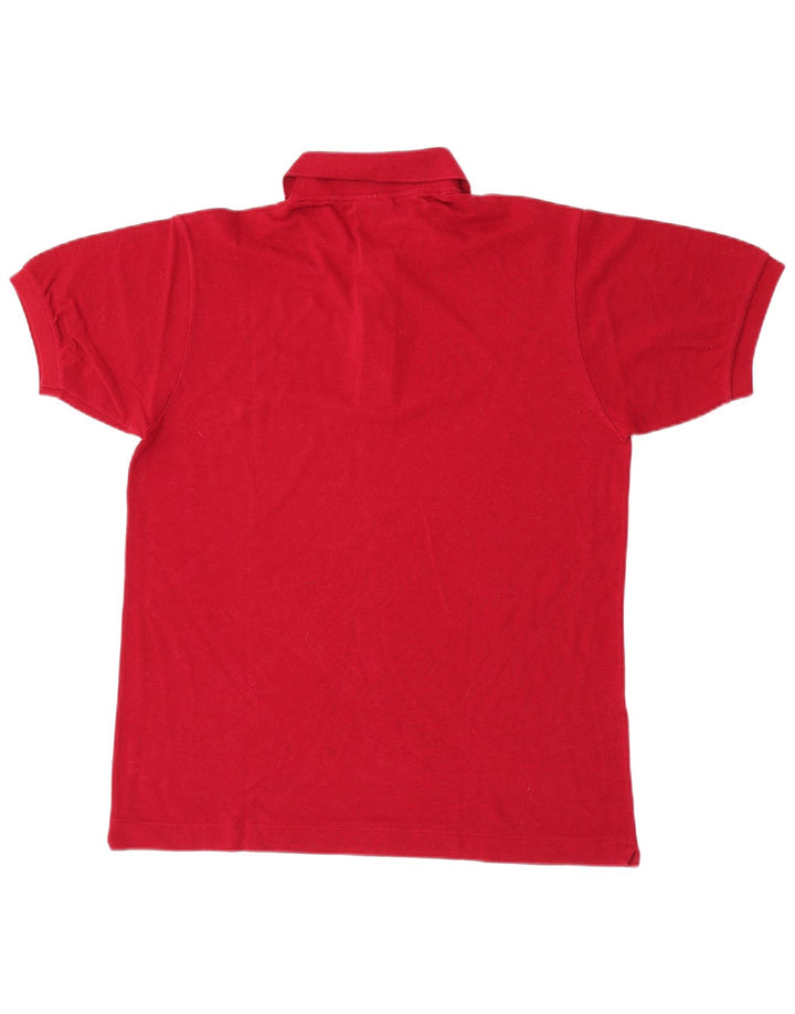 Lacoste herre poloshirt størrelse 4 Medium rød bomuld