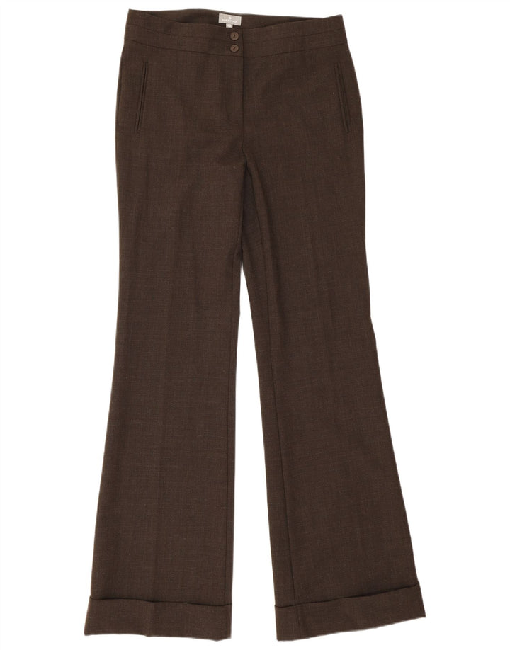 Naf Naf Dame Flare Suit Bukser EU 40 Medium W30 L33 Brun Polyester