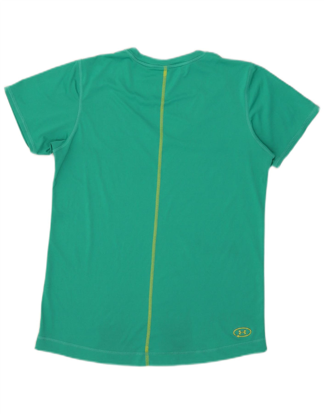 Under Armour Dame T-Shirt Top UK 12 Medium Grøn