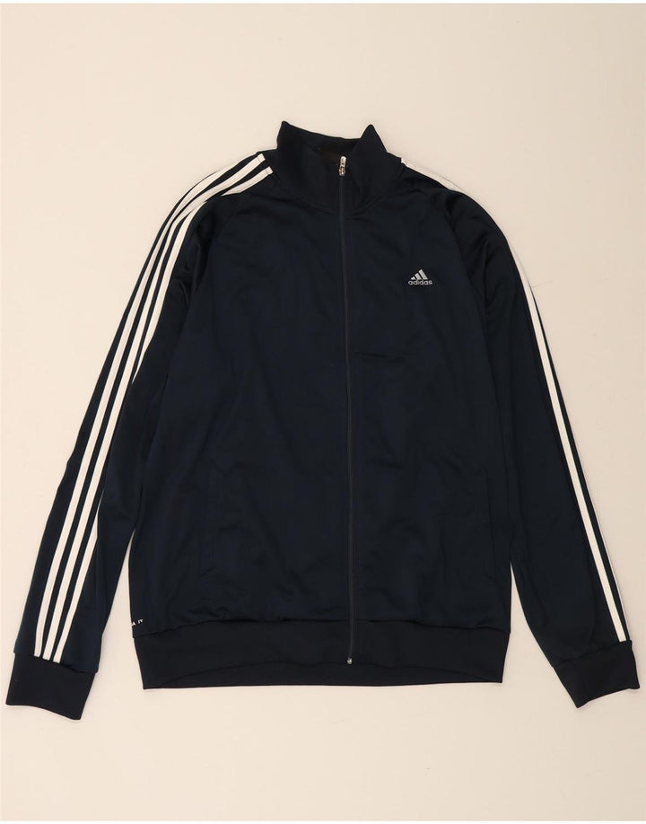 ADIDAS Herre Climalite træningsdragt topjakke XL marineblå polyester