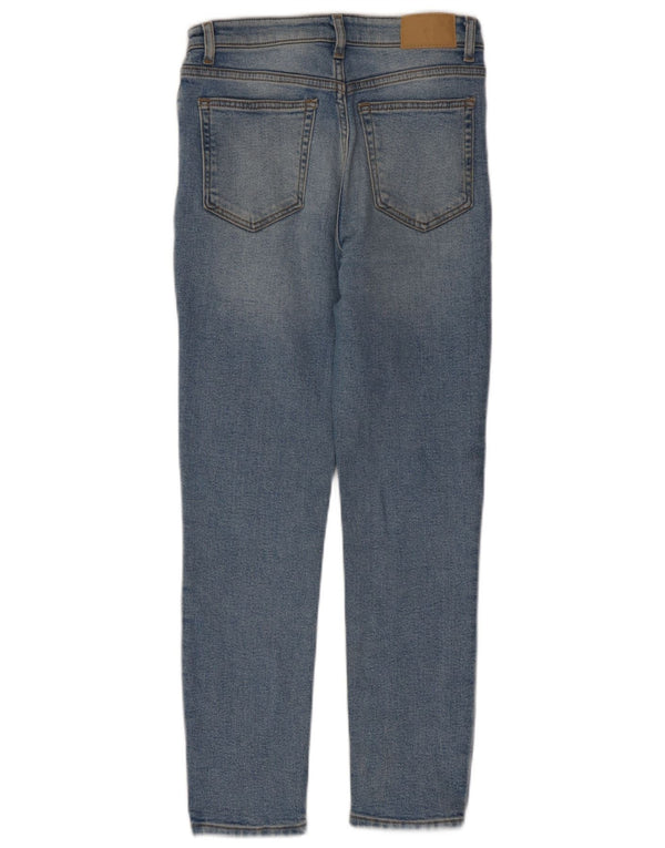 Zara Dame Slim Jeans EU 38 Small W28 L26 Blå Bomuld