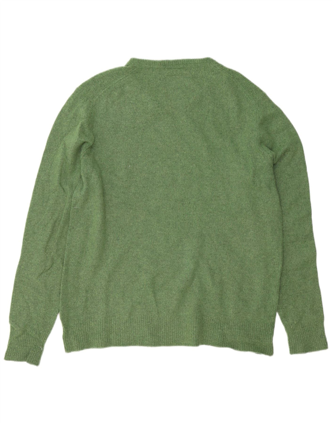 Superdry Sweater med rund hals til mænd Stor grøn lammeuld